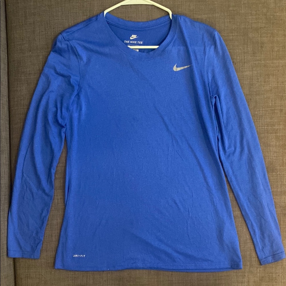 Nike Women's Royal Blue Long Sleeve Tee